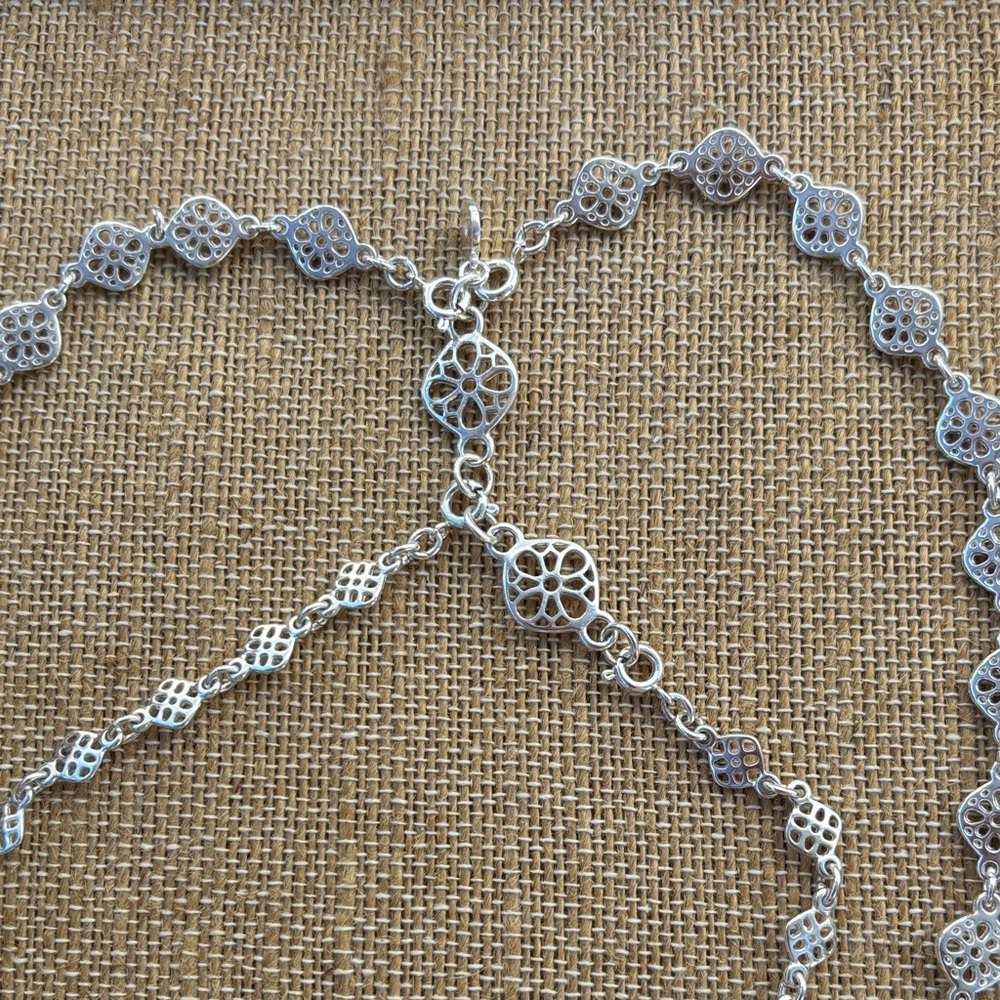 Stella & Dot Devon Filigree Convertible Layered Necklace - Picture 4 of 5